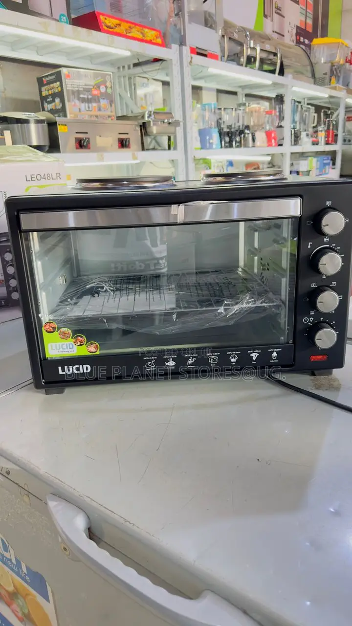 LUCID 48litres Mini Ovens With Hotplates \\ 2000w \\ LEO48LR