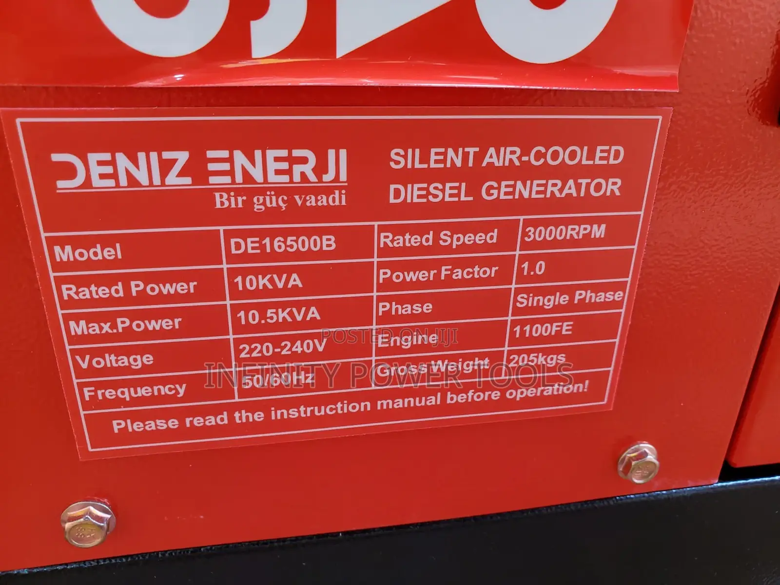 Diese Generator(DENIZ ENERJI)