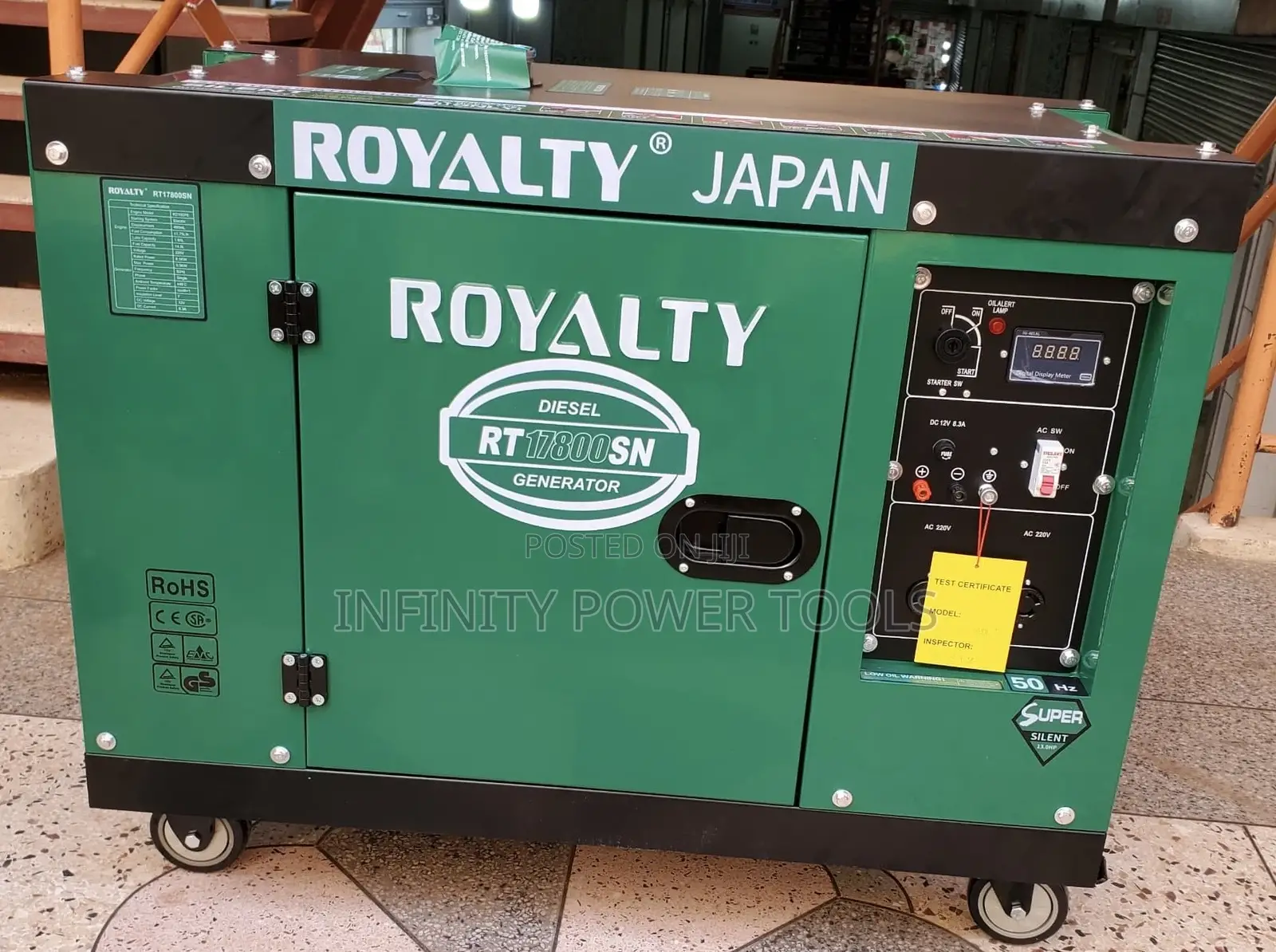 Royalty Diesel Generator RT17800SN