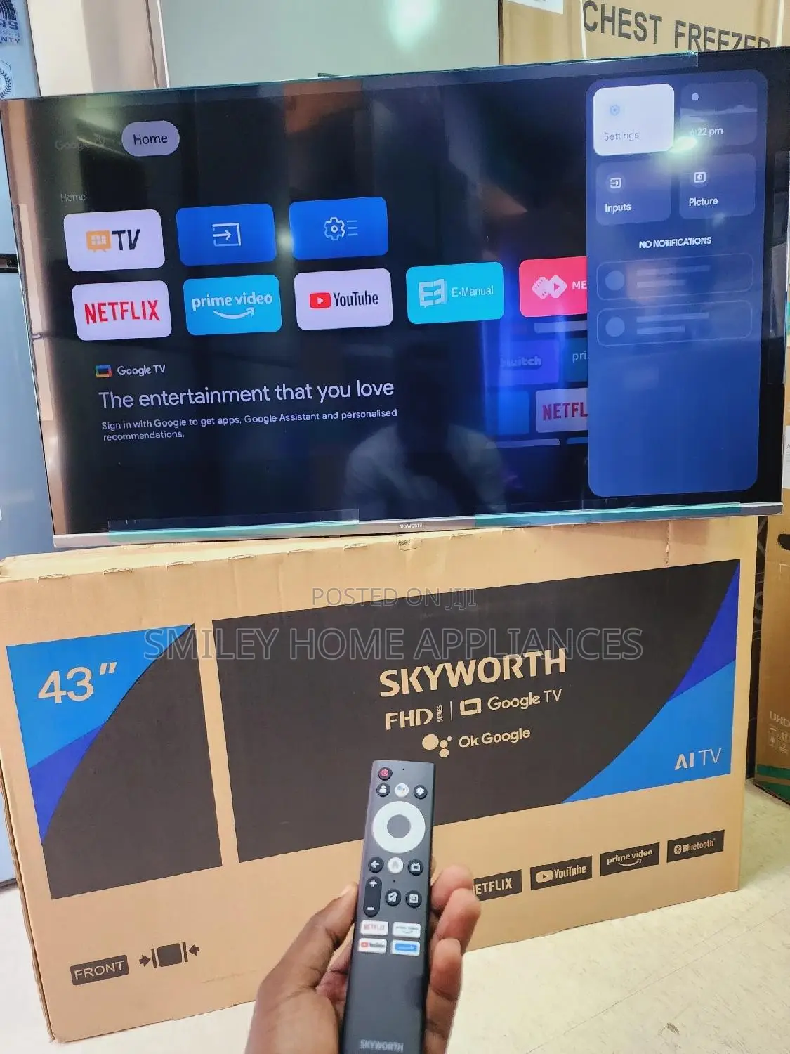 Brand New Skyworth 43inches Google Tv