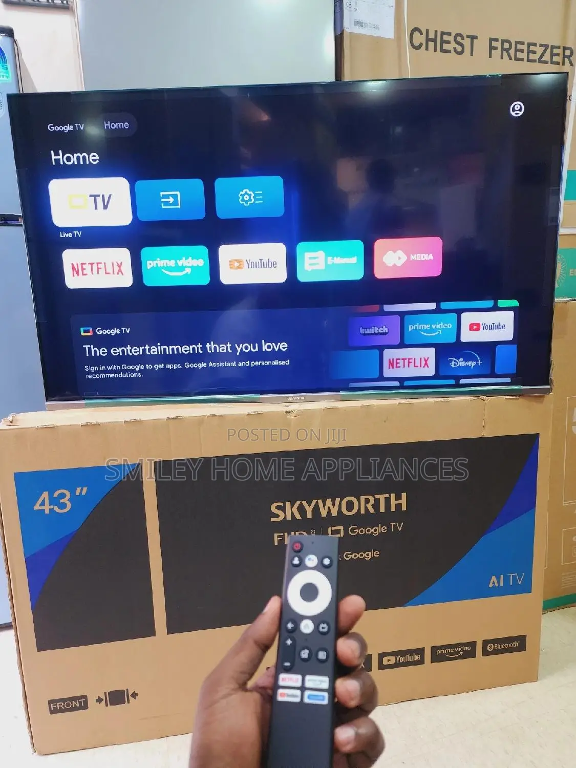 Brand New Skyworth 43inches Google Tv
