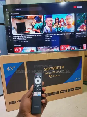 Photo - Newly Imported Skyworth 43inches Google Tv