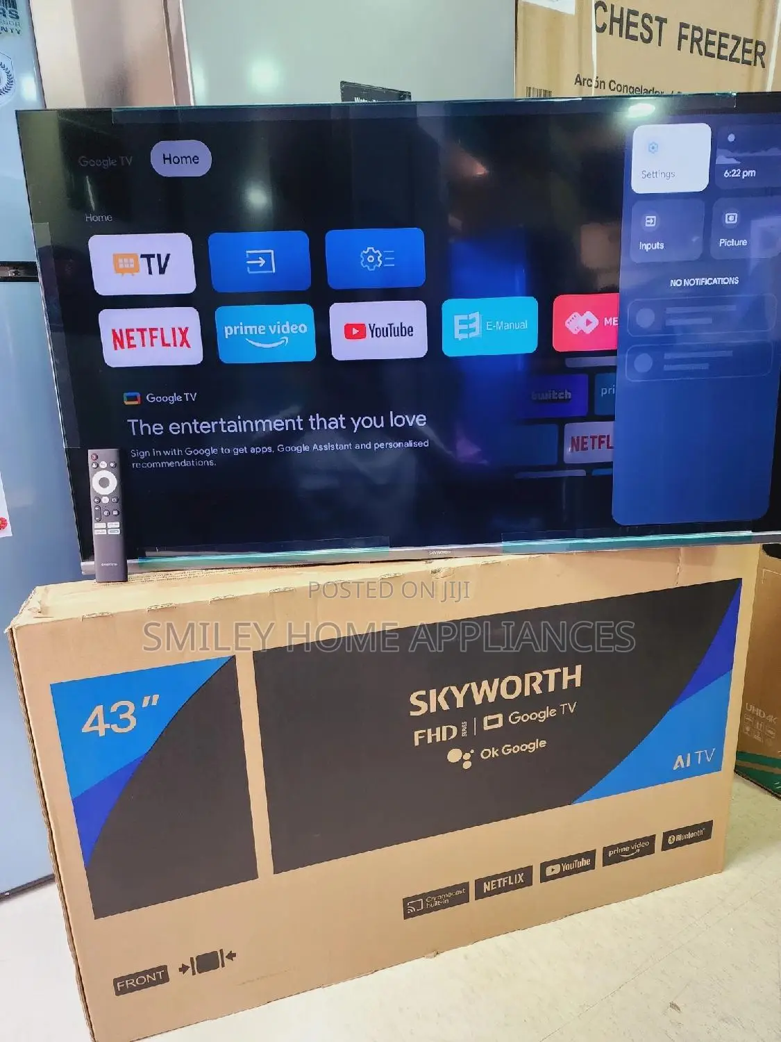 Newly Imported Skyworth 43inches Google Tv