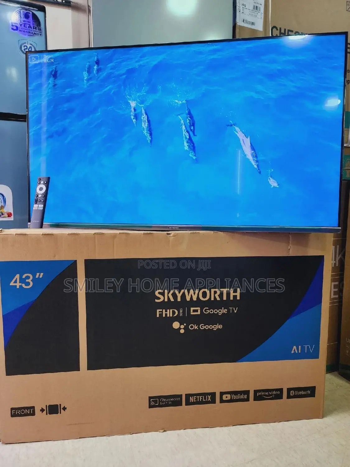New Discounted Skyworth 43inches Google Smart Tv