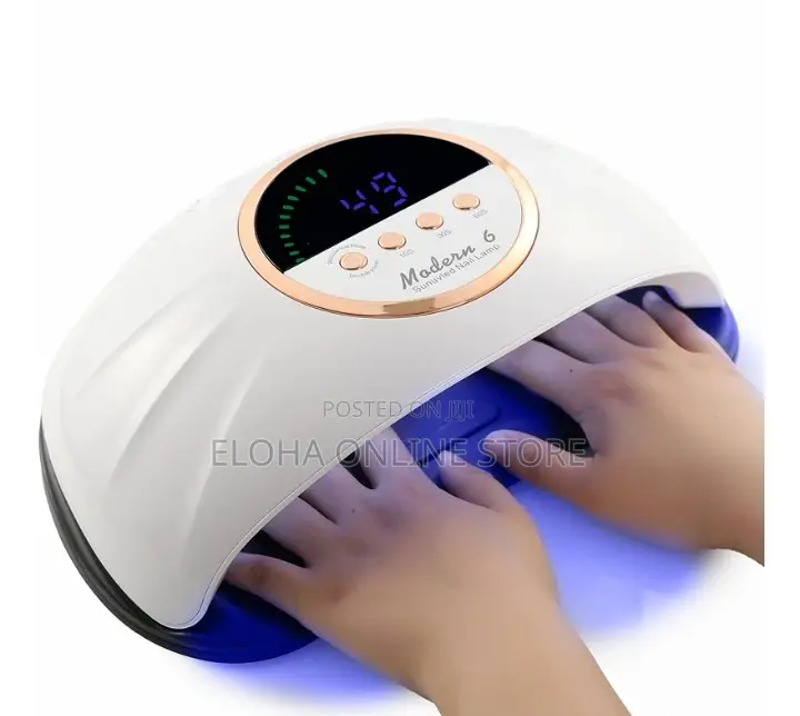 2-in-1 Modern 6 Nail Dryer DUAL UV LED Lamps