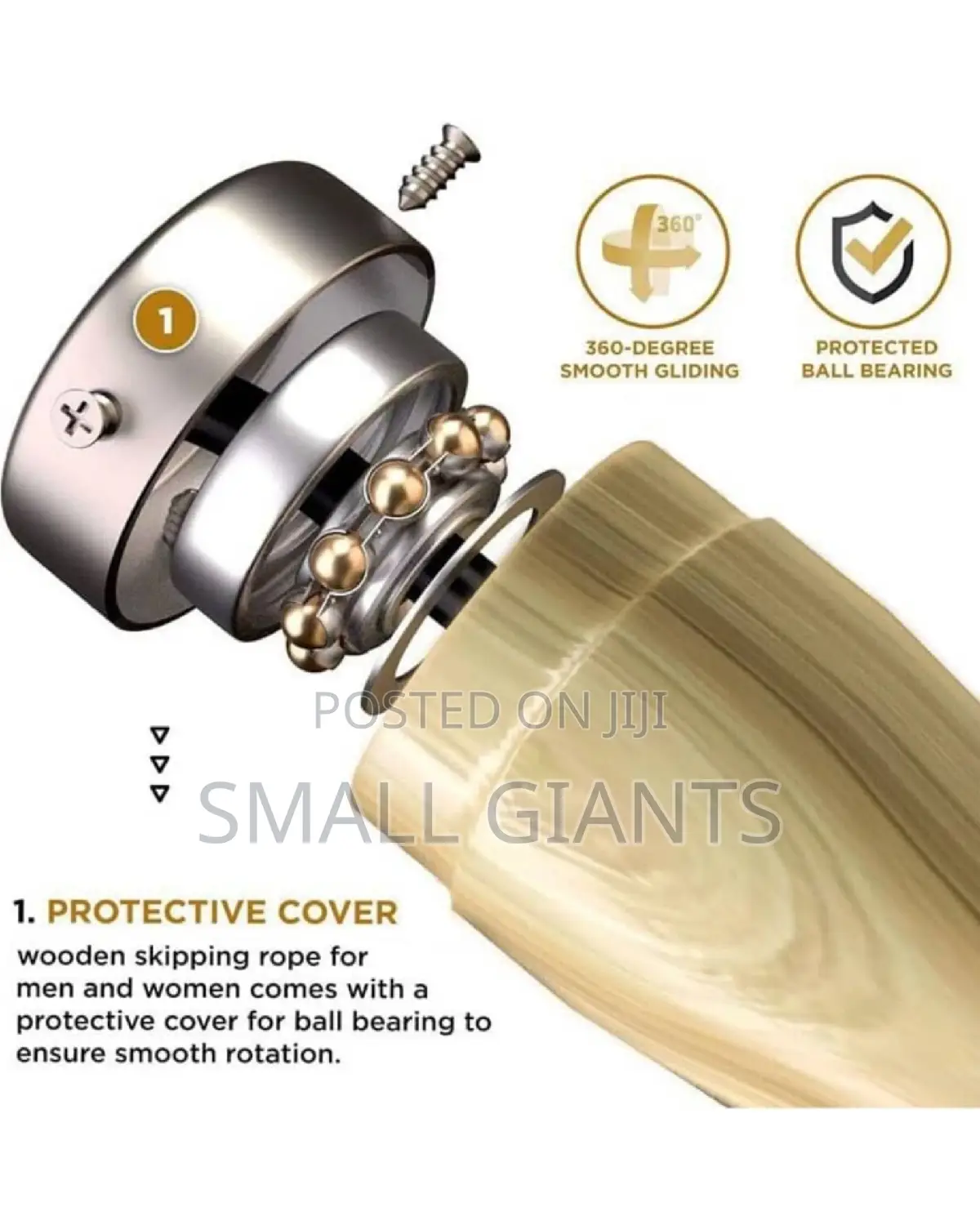 Genuine Leather Skipping Rope