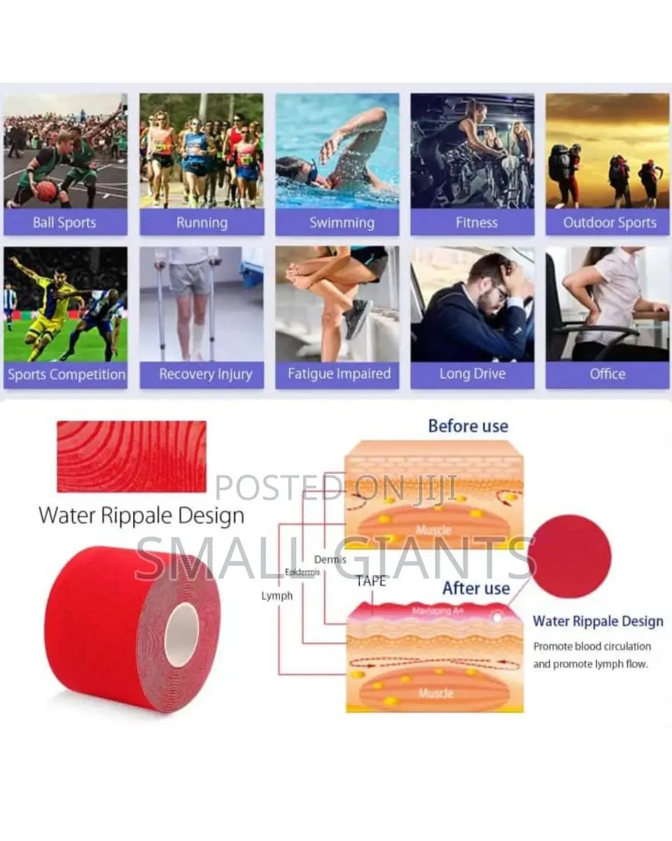 Sports Injury Tape for Knee, Joint, Muscle Support