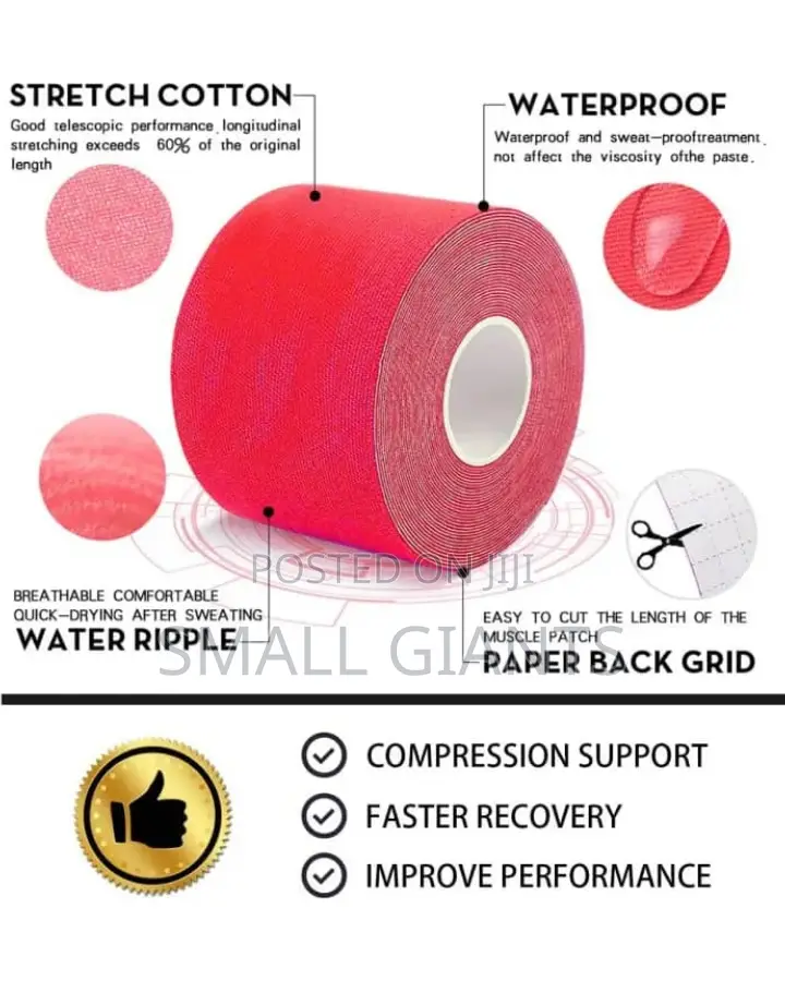Sports Injury Tape for Knee, Joint, Muscle Support