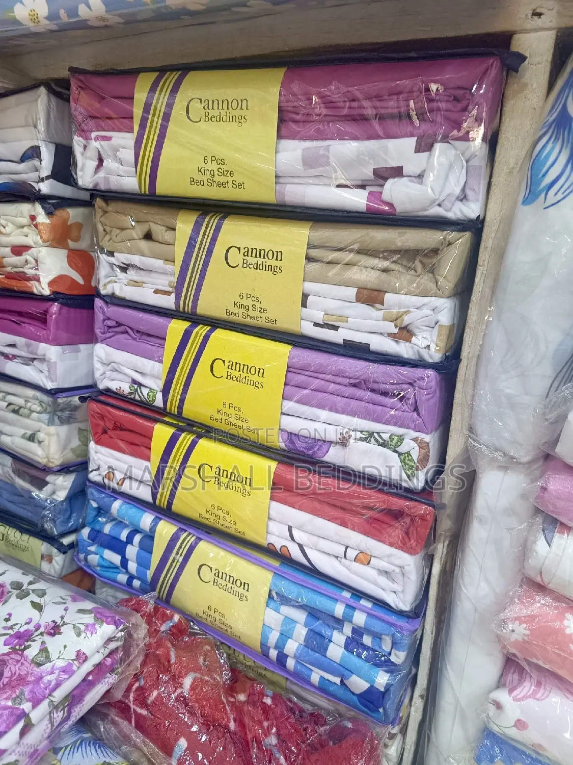 6pc Cannon Bedsheet Cotton Set