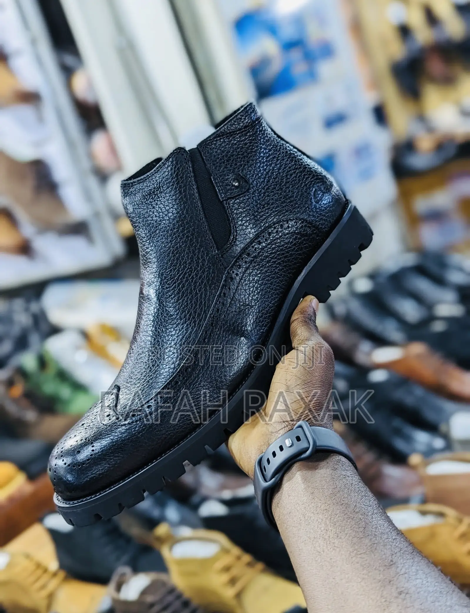 Original Black Clarks Oxford Ankle Boots