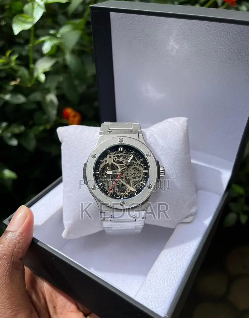 Silver Hublot Watch