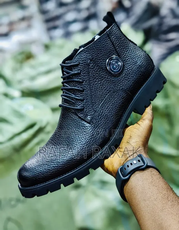 Leather Lv Boots Mens Louis Vuitton Outland Ankle Boot Men's