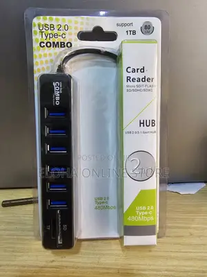 Multi USB Combo 2 in 1 SD/TF Card Reader