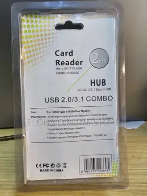 Multi USB Combo 2 in 1 SD/TF Card Reader