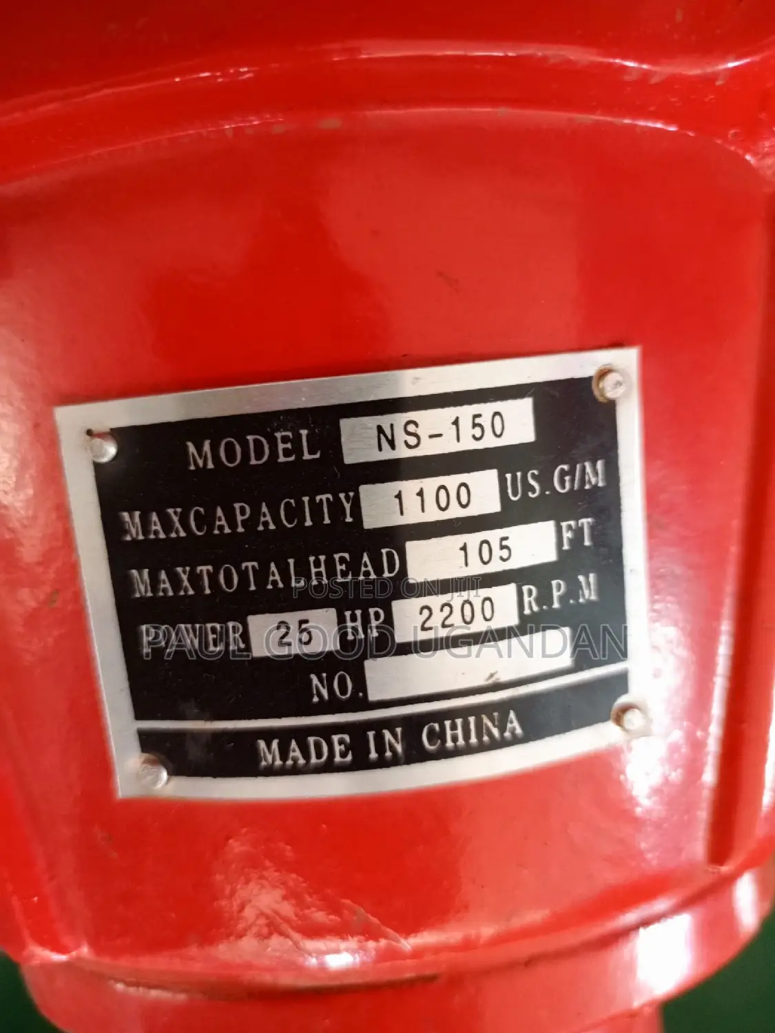 Ns-150 Water Pump (6inch)