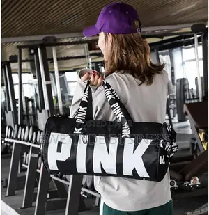 Duffle Bag Carryon for Swim/Fitness/Yoga/Weekender (Black)