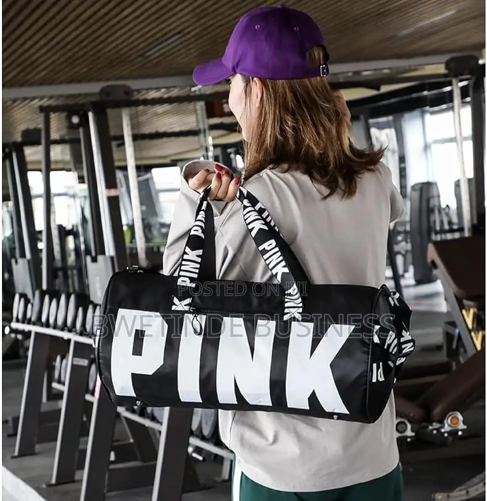 Duffle Bag Carryon for Swim/Fitness/Yoga/Weekender (Black)