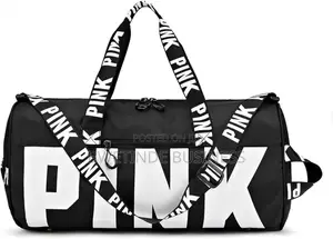 Duffle Bag Carryon for Swim/Fitness/Yoga/Weekender (Black)