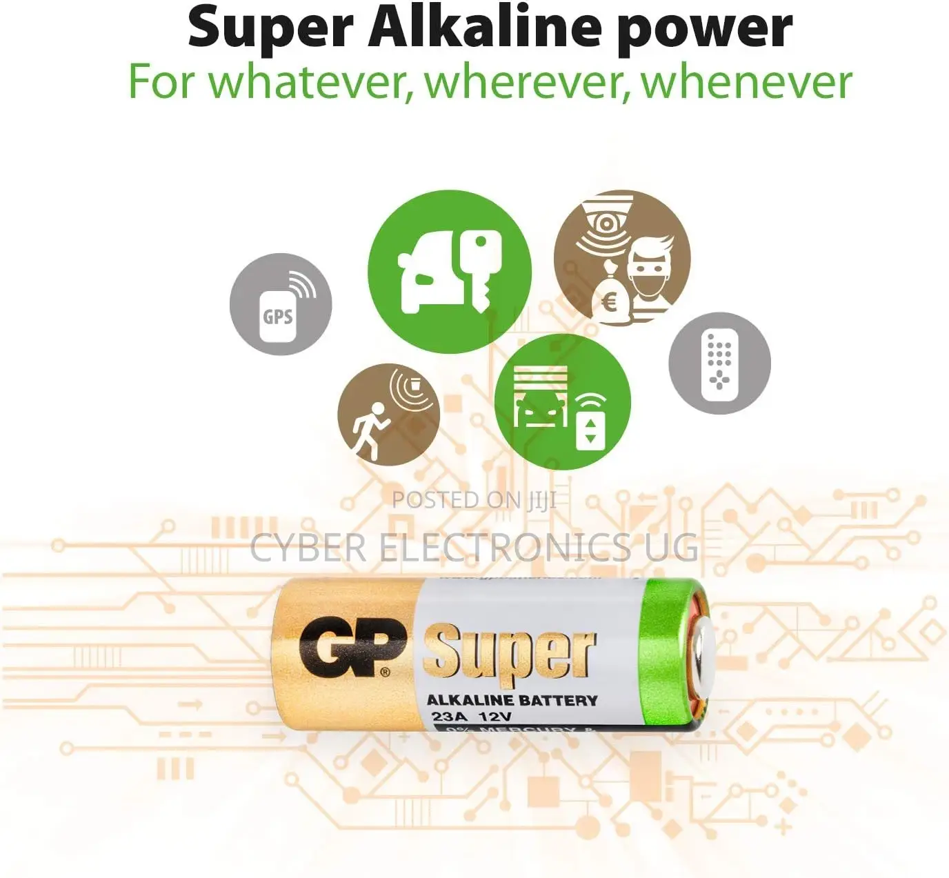 GP Super 23A 12V High Voltage Alkaline Battery