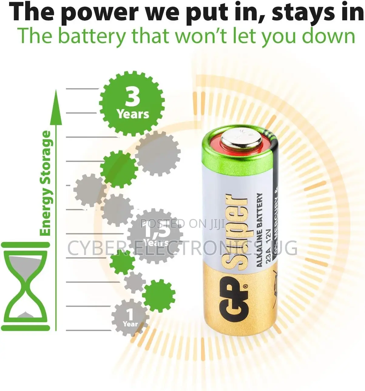 GP Super 23A 12V High Voltage Alkaline Battery