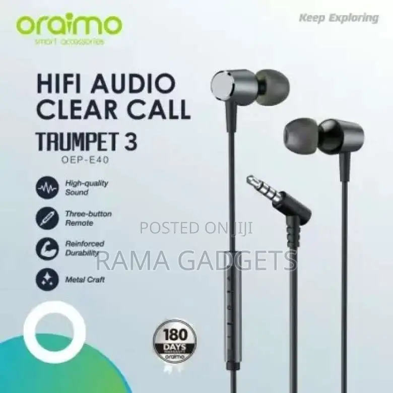 Oraimo Trumpet 3 Headphones: Hifi Sound Crystal-Clear Call