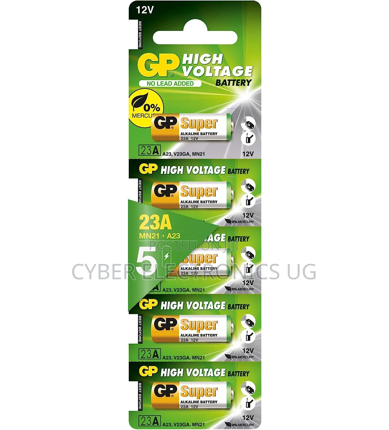 GP Super 23A 12V High Voltage Alkaline Battery