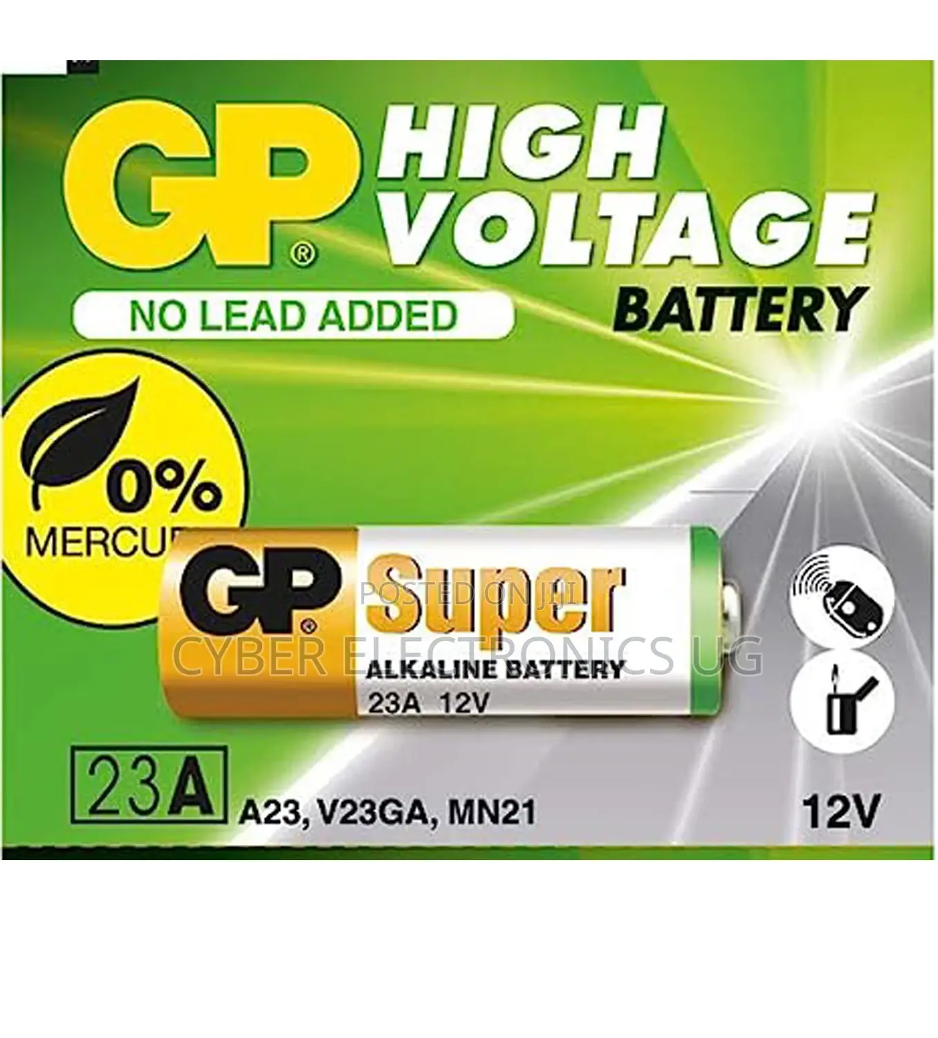 GP Super 23A 12V High Voltage Alkaline Battery
