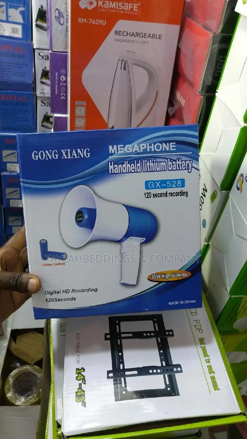 Loudspeaker Megaphone With Recording Reading Advertising