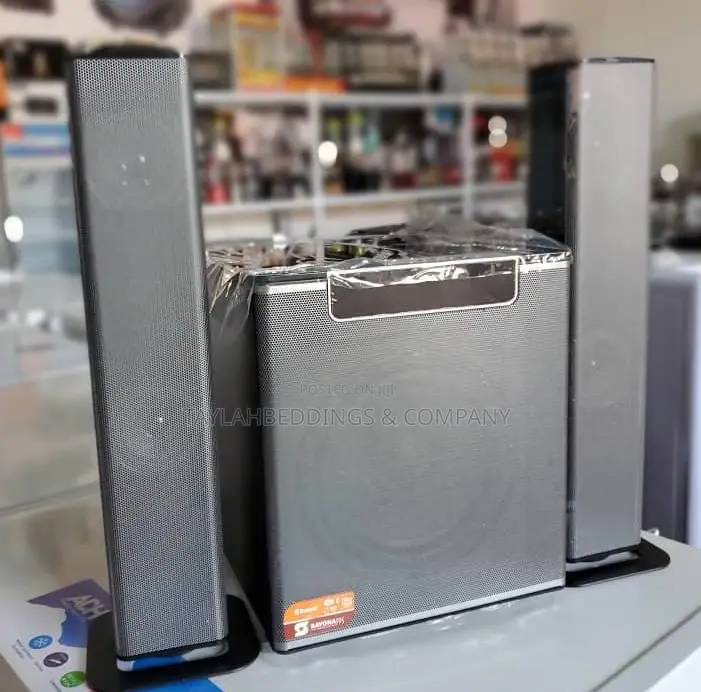 Sayona SHT-1253BT Sound Bar – Black Gray Deep Bass