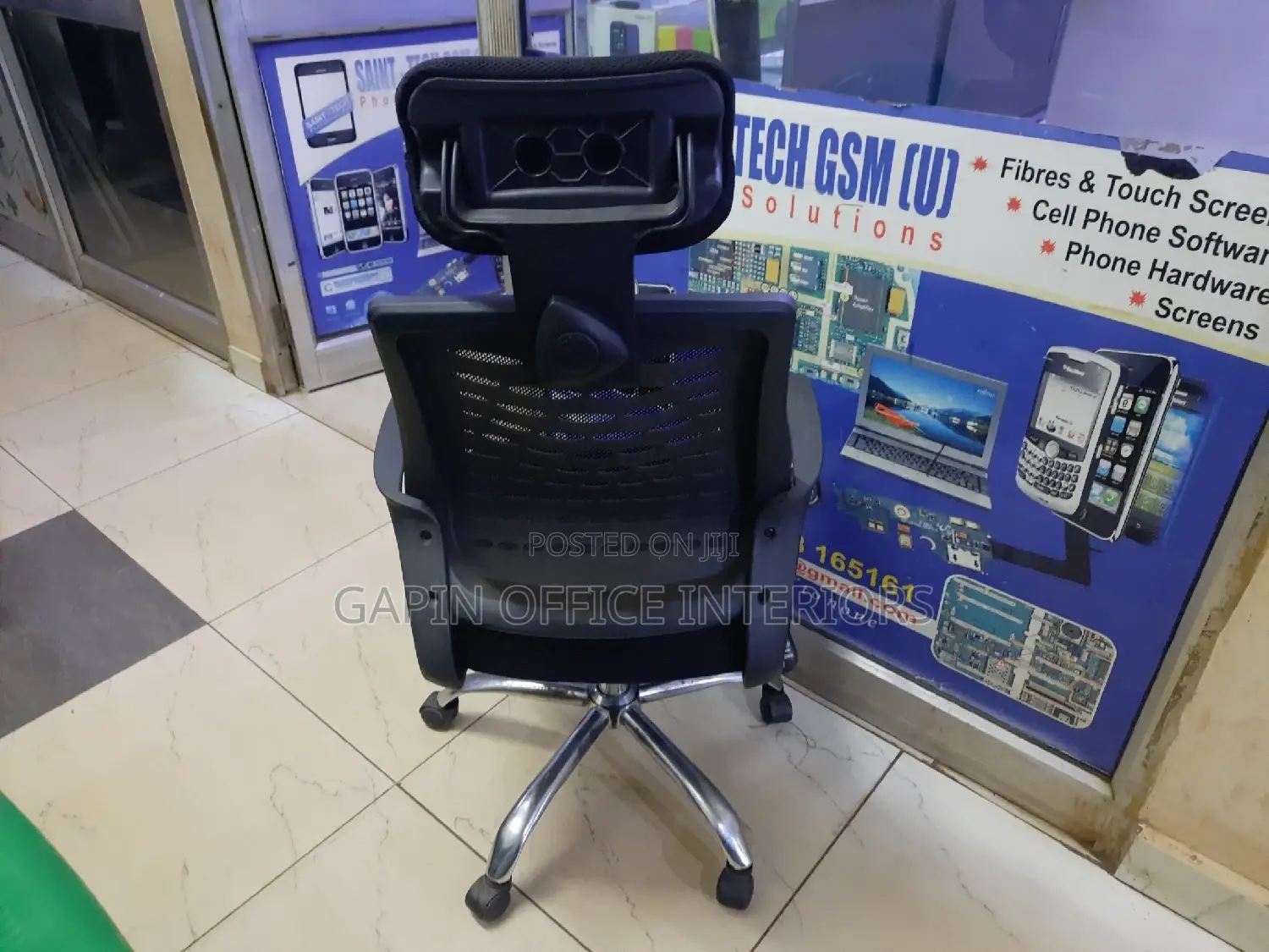 Back Mesh Office Chair With Headrest