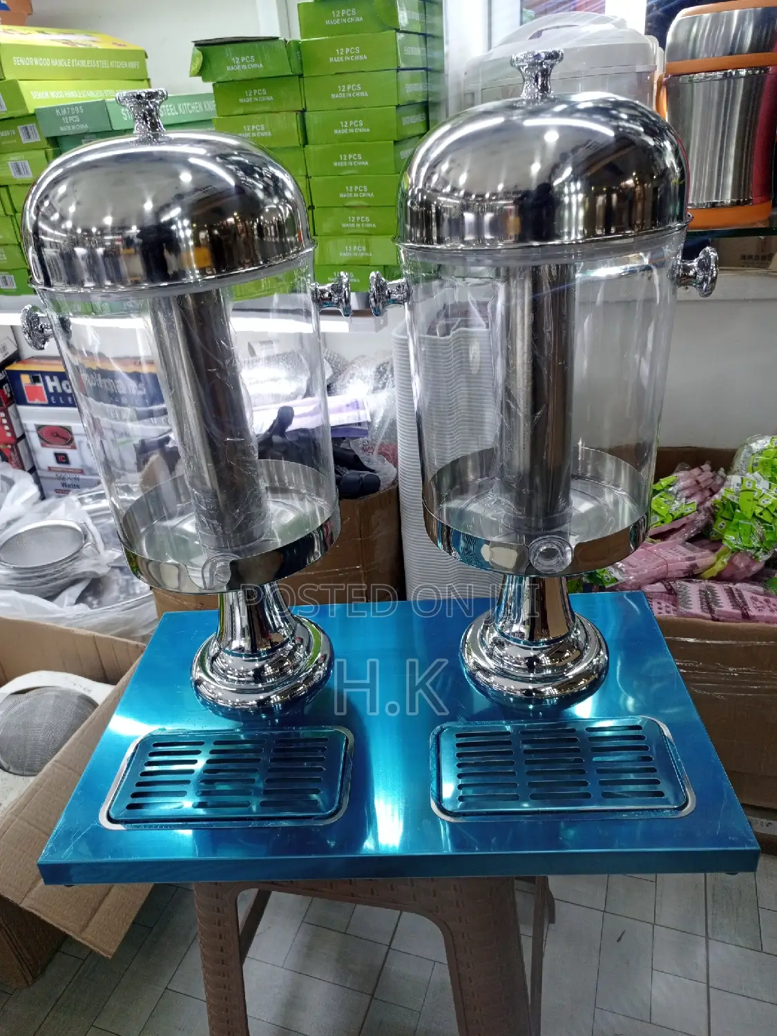 Double Juice Dispenser (8+8) Litters