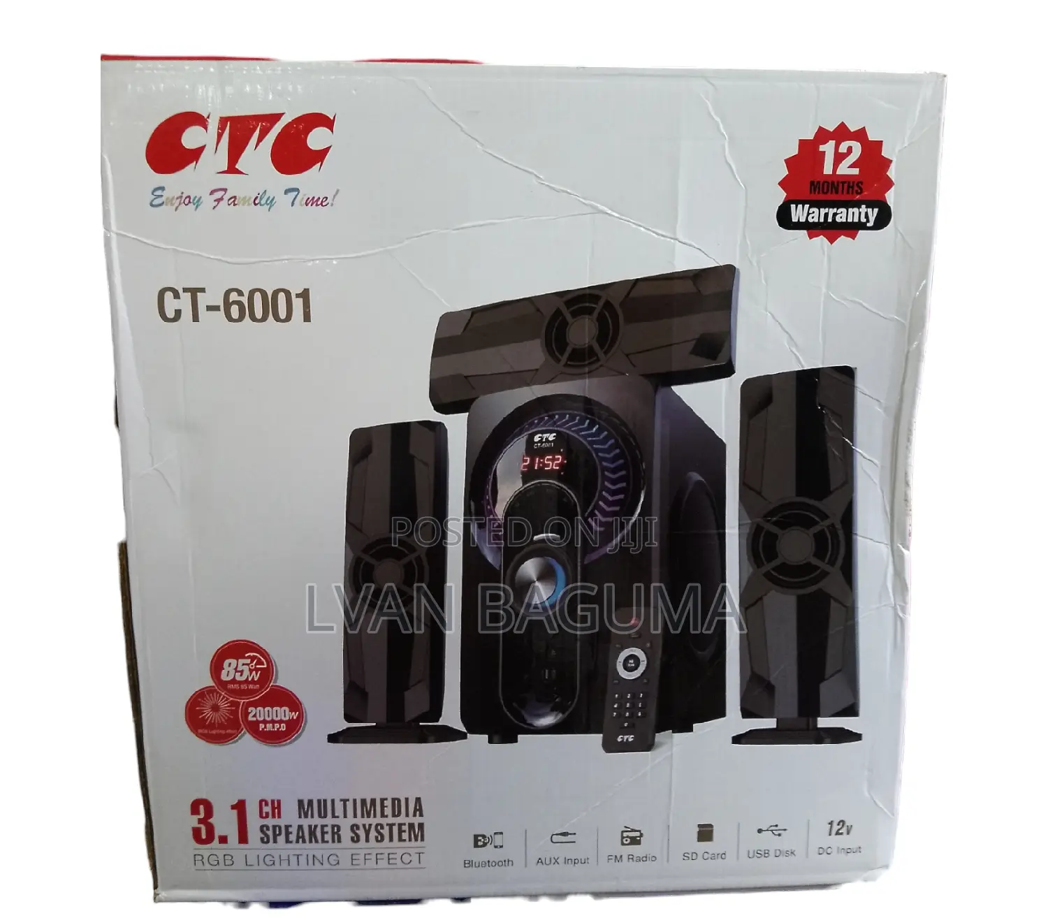 CTC Loud Sound Woofers - 12 Months Warranty.
