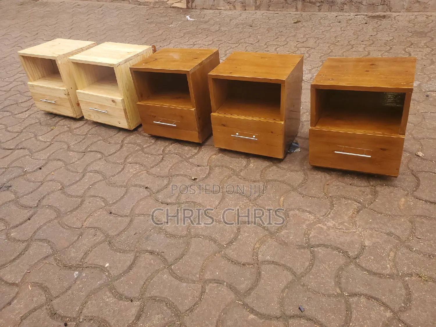 Pallet Simple Bed Side Drawers or Lamp Stands