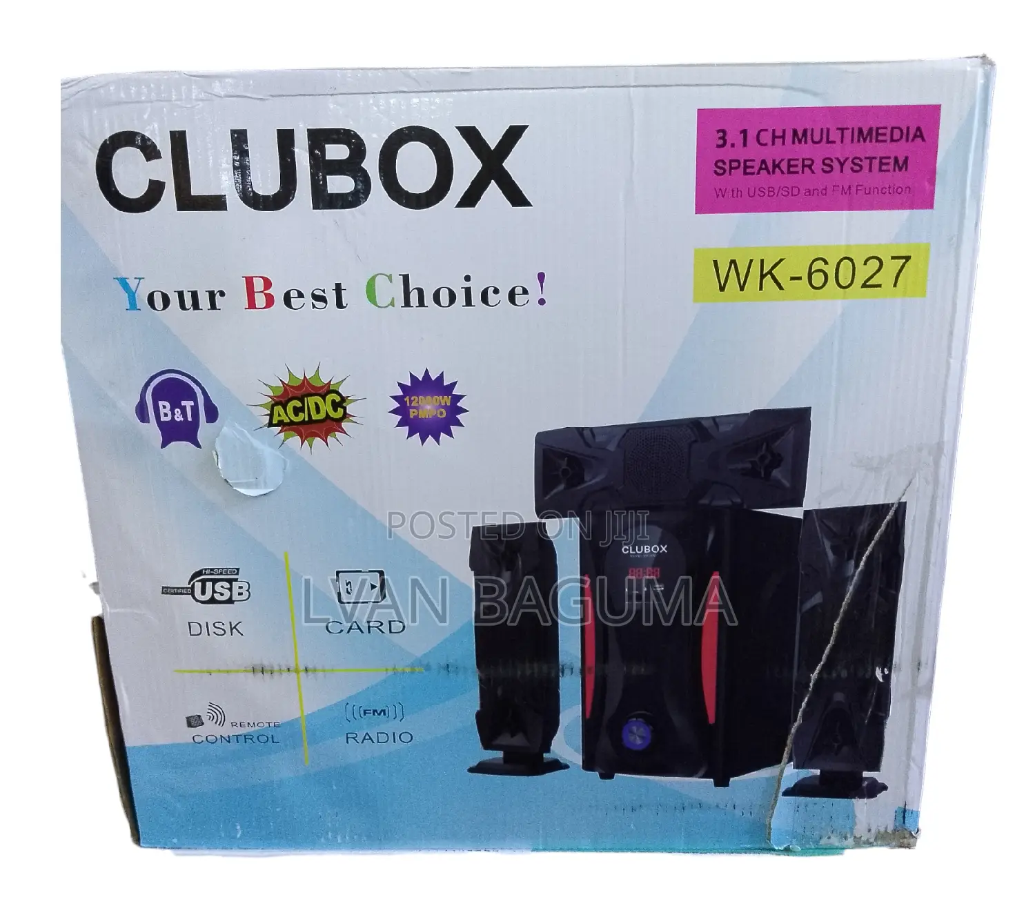 CLUBOX Multimedia Speaker System Woofers
