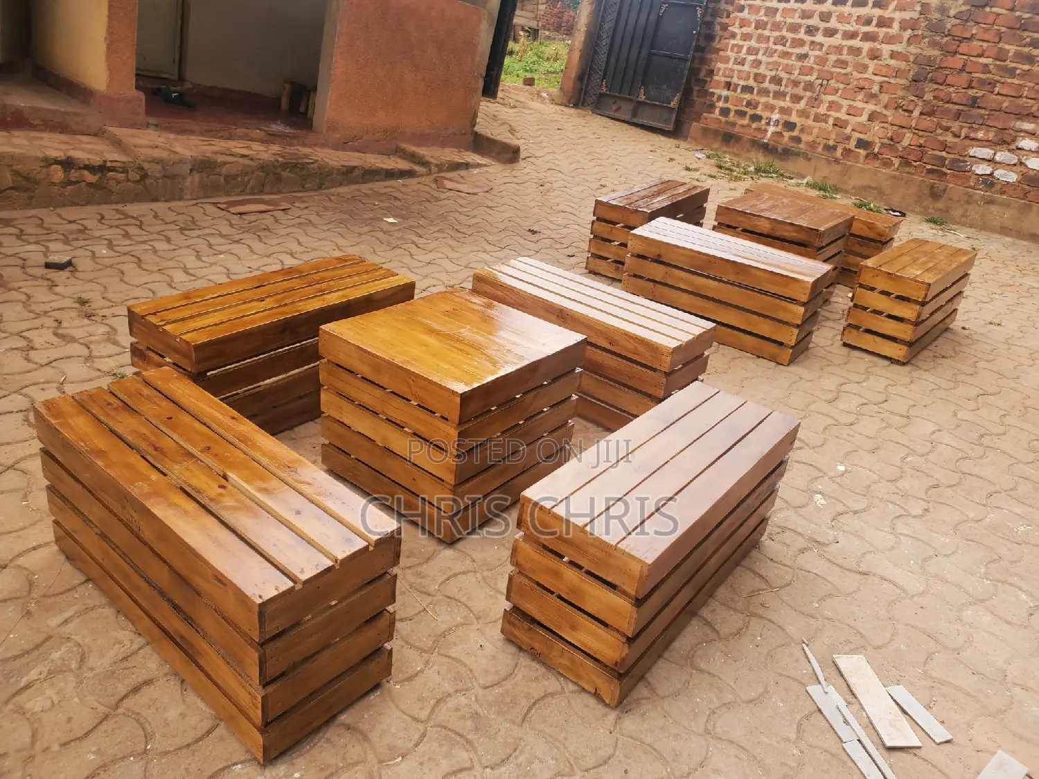 Pallet Bench Seats