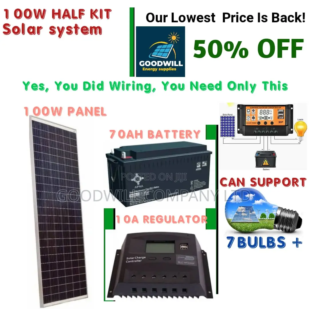 100w Solar Kit German Lininum