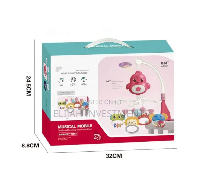 Newborn Multifunction Infant Crib Musical Baby Bell Toy