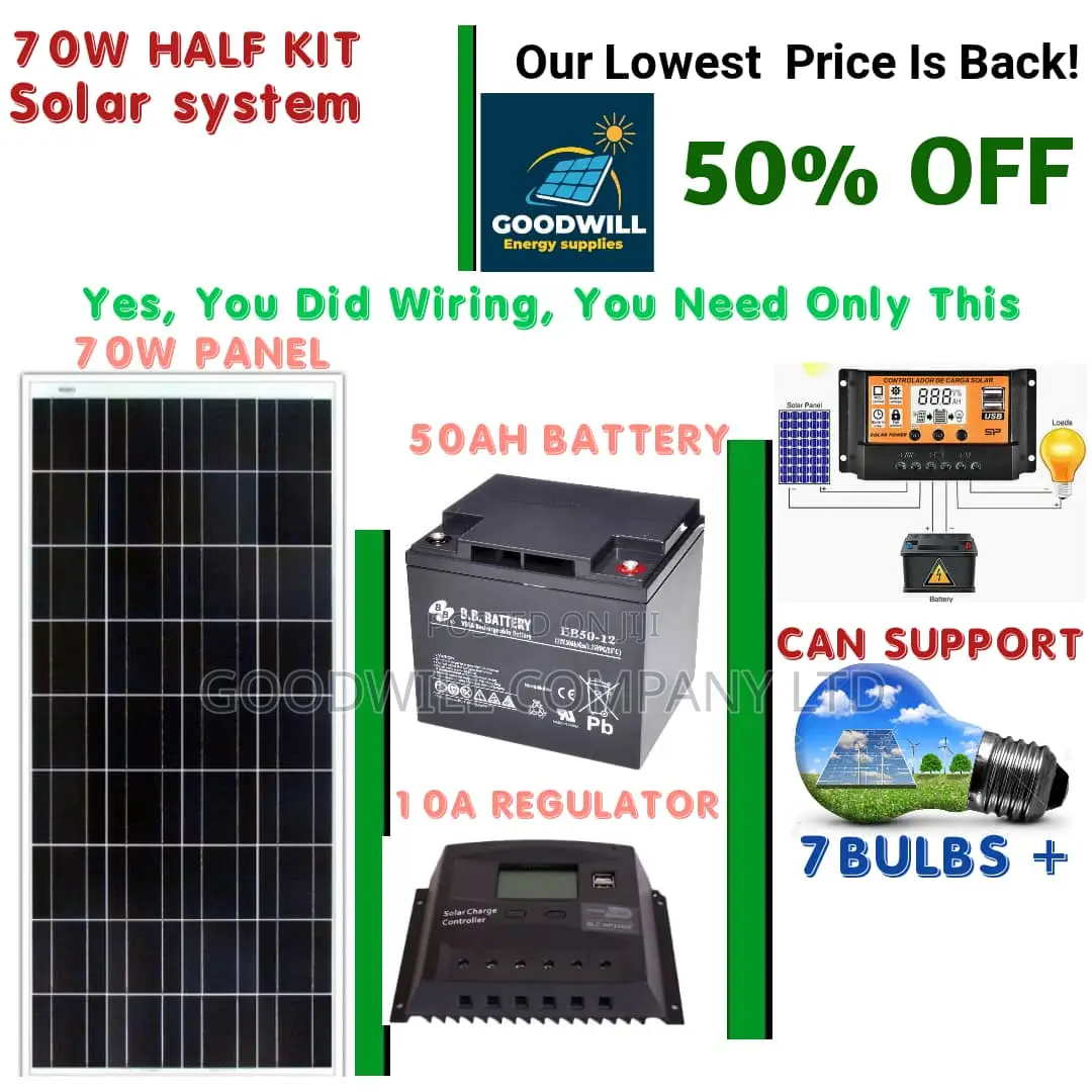 70w Solar Kit German Lininum