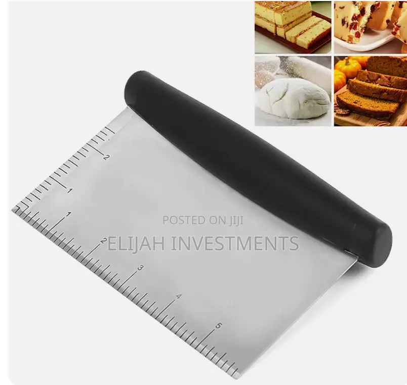 Bench Scraper Stainless Steel Pizza Dough Scraper Chopper
