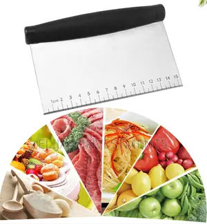 Bench Scraper Stainless Steel Pizza Dough Scraper Chopper