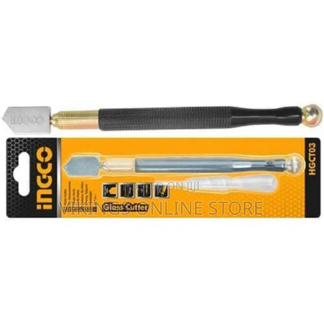 INGCO Heavy Duty Glass Cutter - Silver / Black