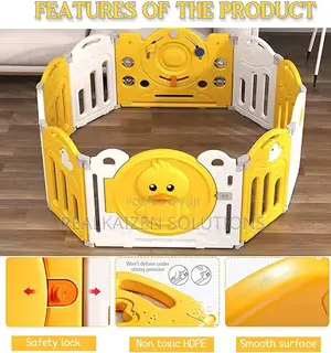 16 Panel Playpen House For Babies Kids With Mat And Balls