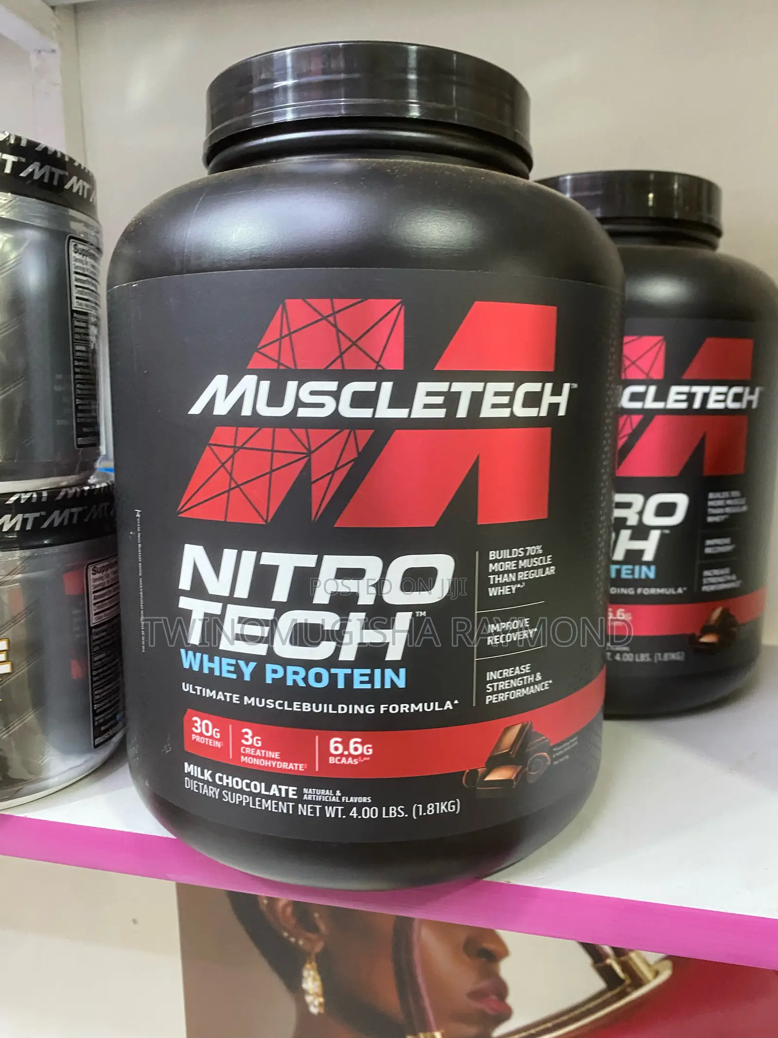 Nitro Tech Whey Protein (4lbs or 1.81kg)