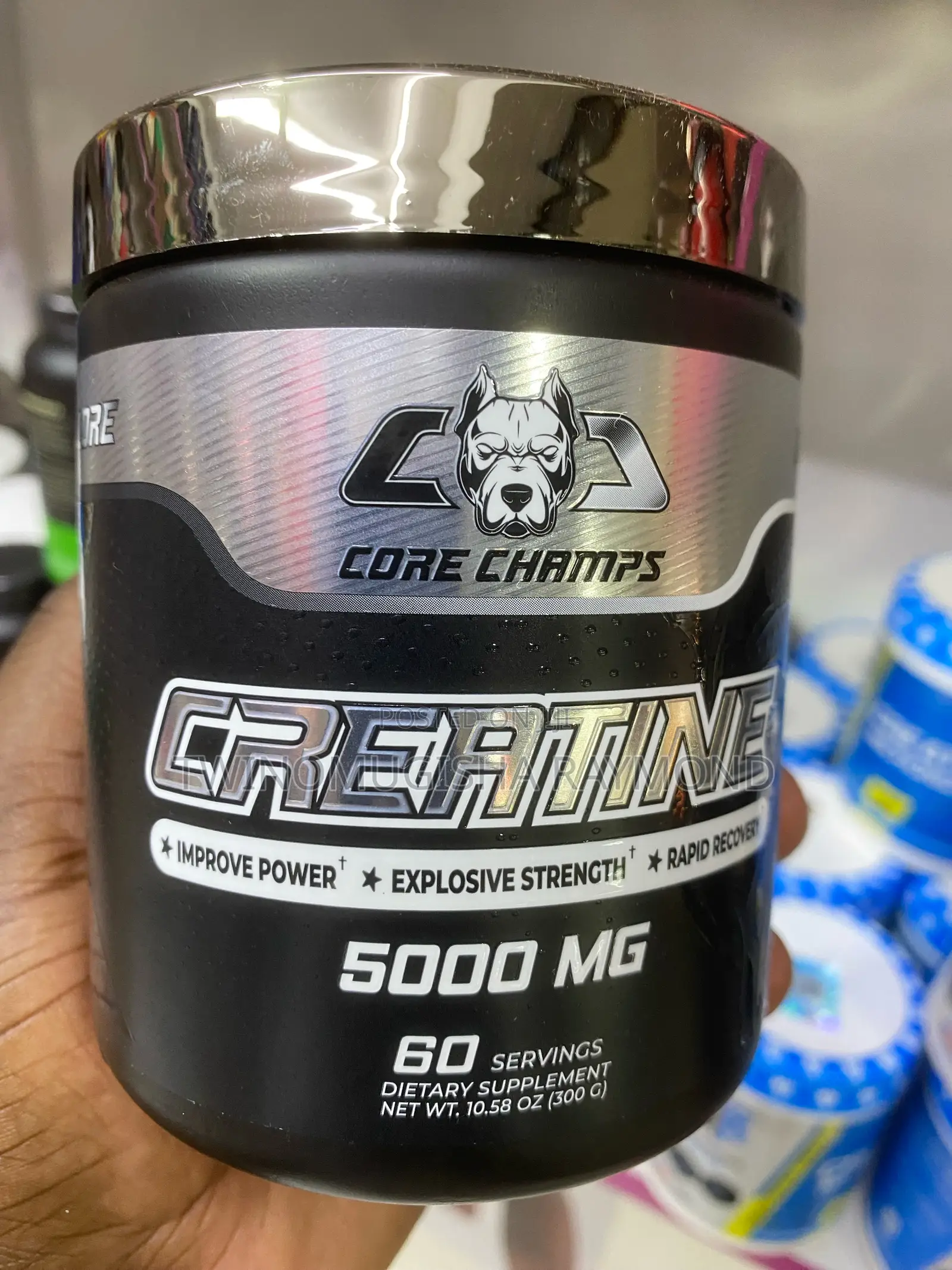 Creatine Monohydrate by Core Champs (60 Servings)