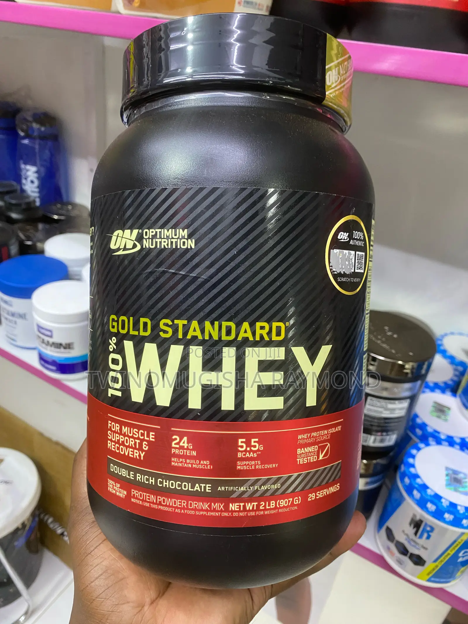 100% Gold Standard Whey Protein (29 Servings)