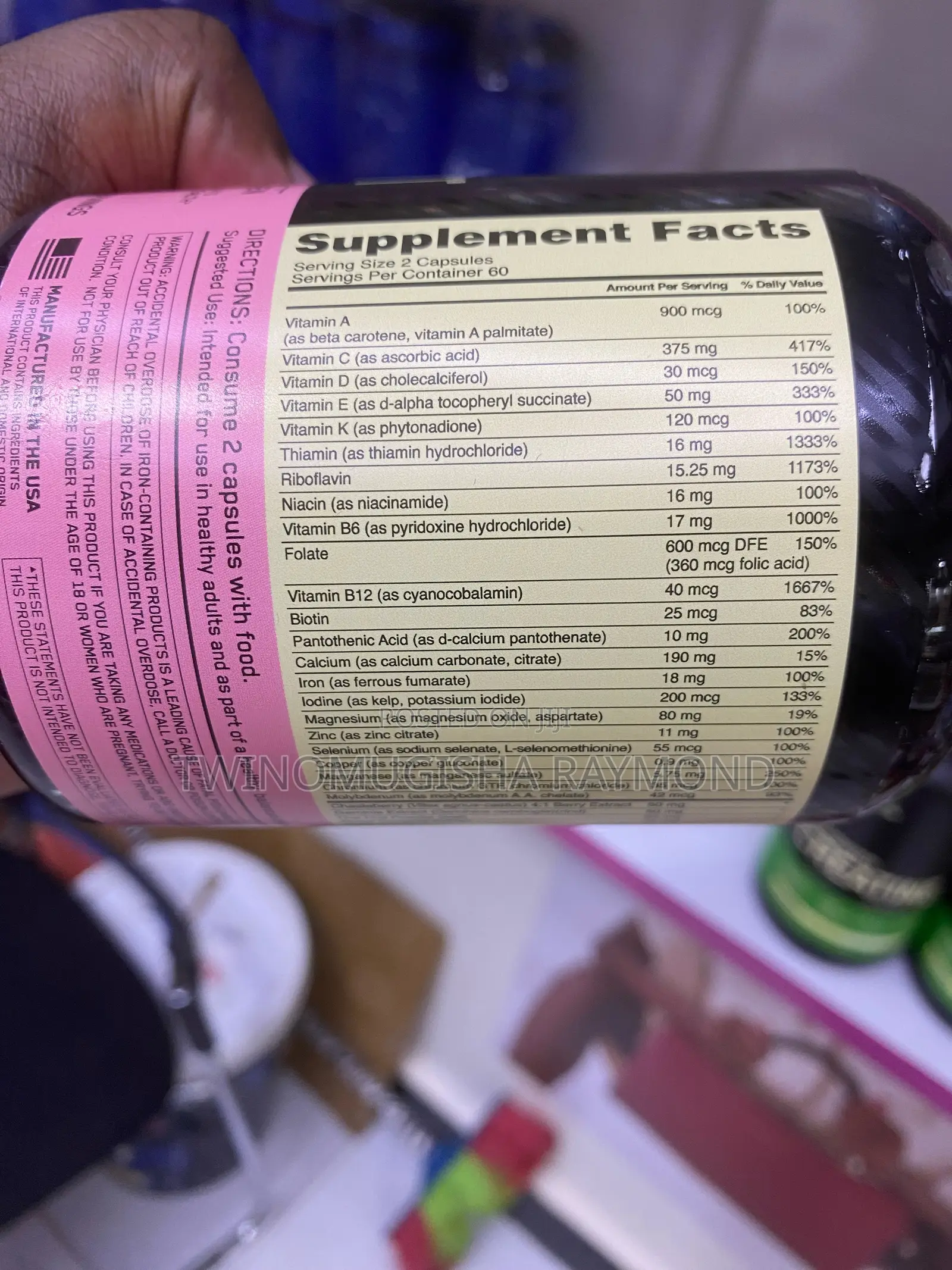 Opti-Women Multivitamin 120 Capsules