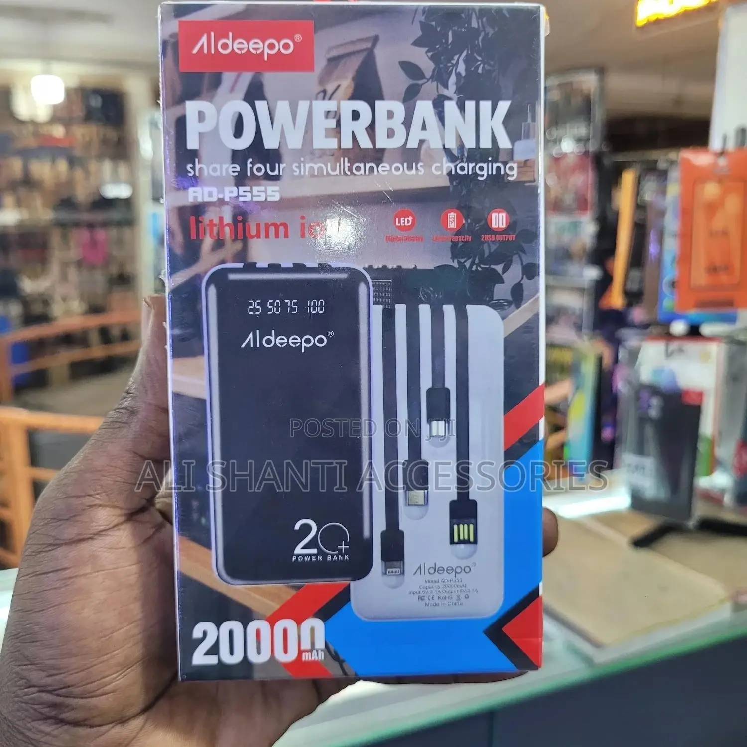 20000mah Power Bank, Aldeepo Power Bank, Fast Charging Power
