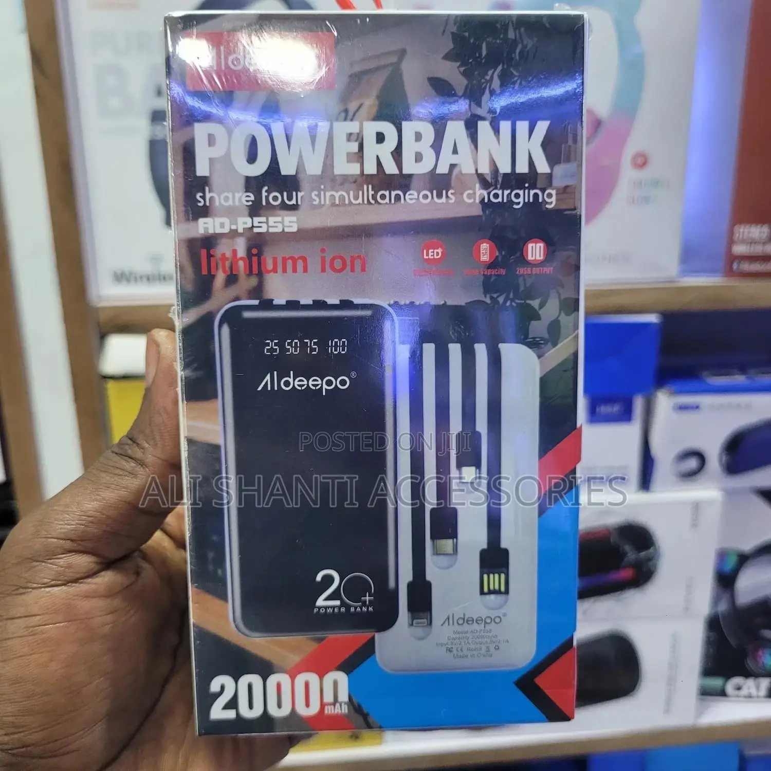 20000mah Power Bank, Aldeepo Power Bank, Fast Charging Power