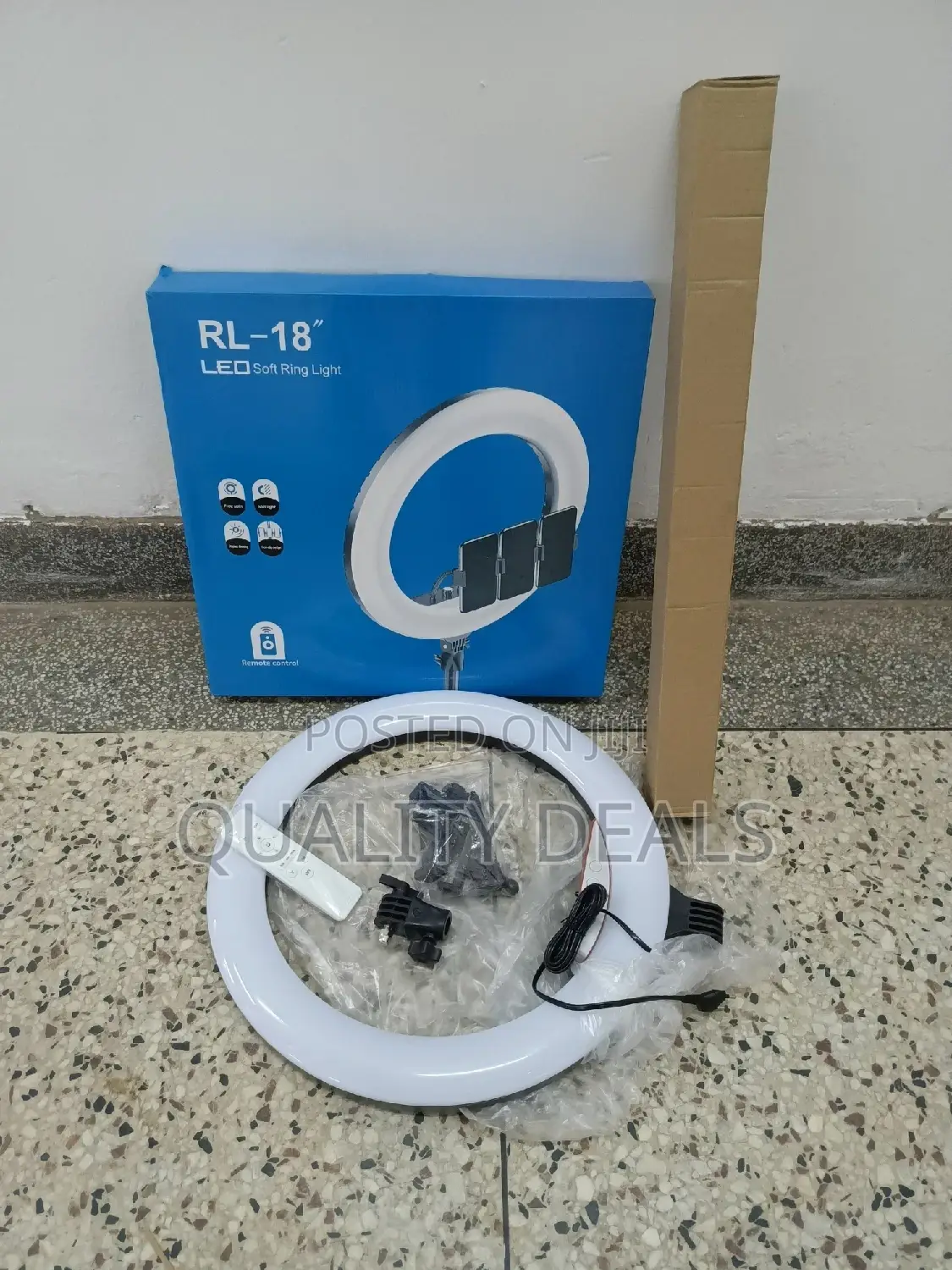 RL-18" LED Remote Soft Ring Light