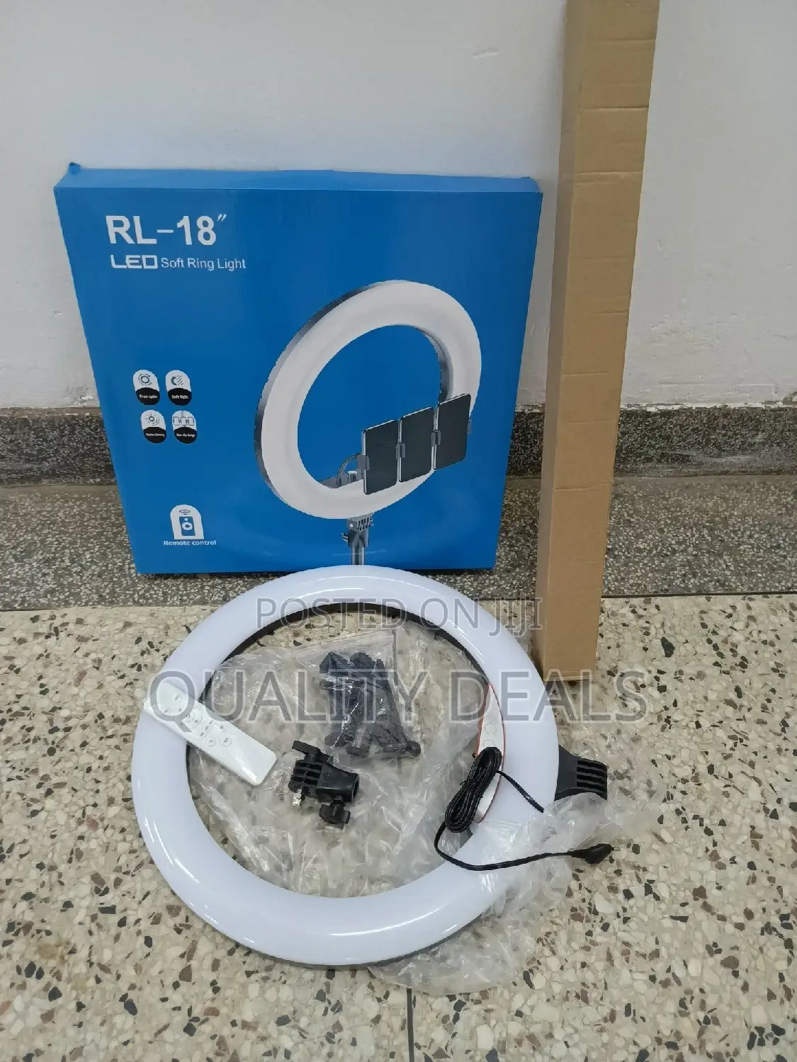 RL-18" LED Remote Soft Ring Light